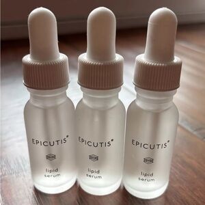 3 Epicutis sample size lipid serums ~10ml each (~1oz total)